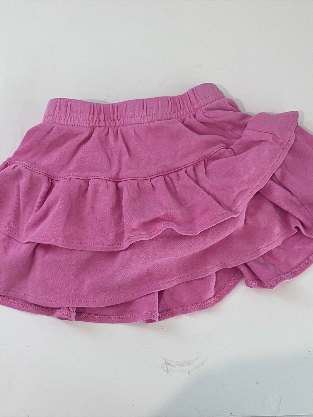 Luigi Girls Toddler Pink Twirl Tiered Skort 2T